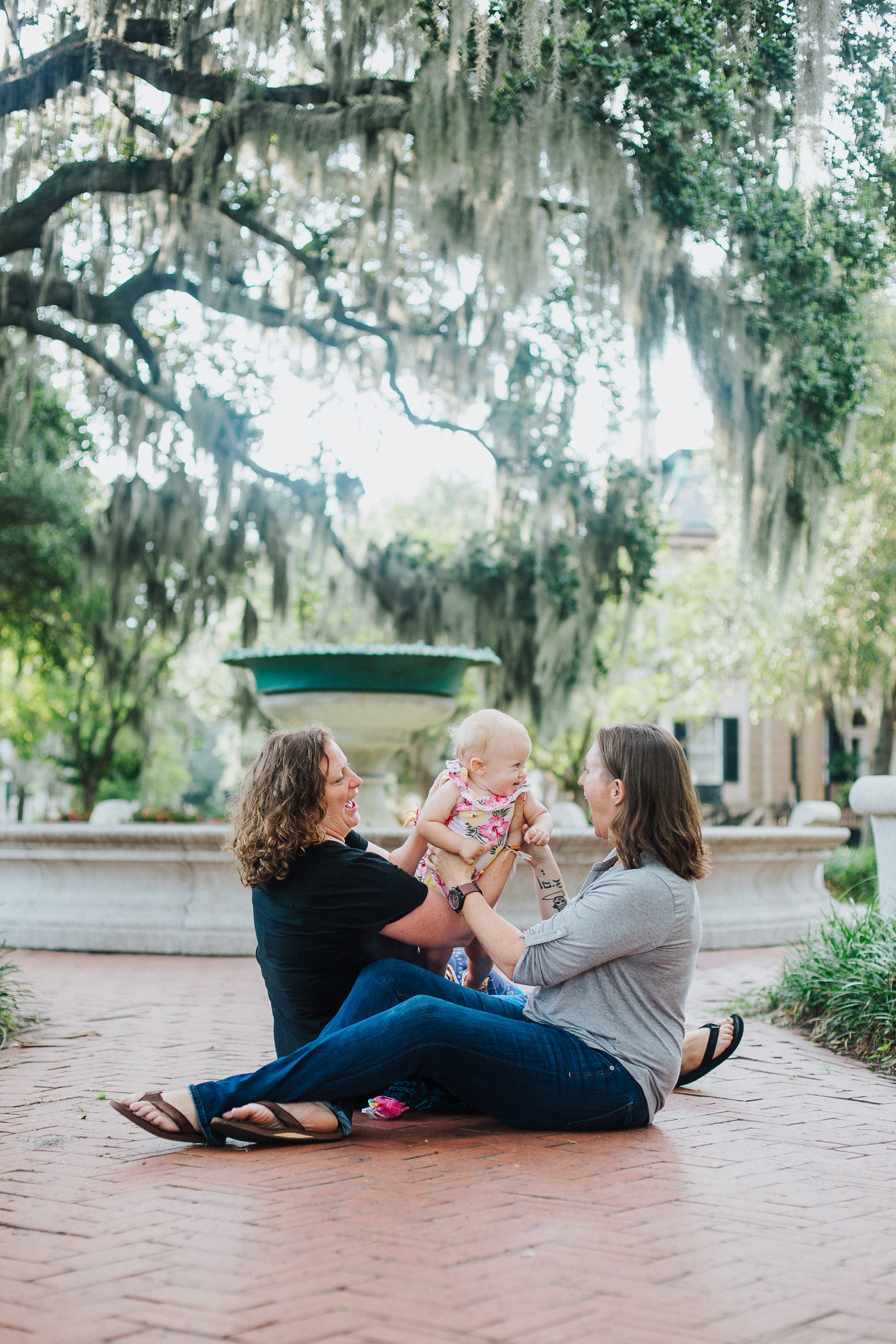 Family Sessions in Downtown Savannah