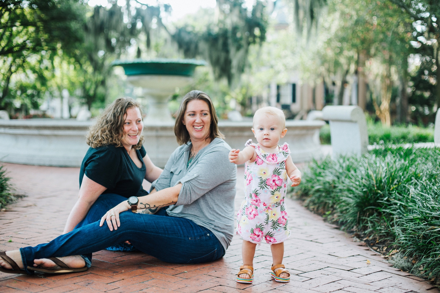 Family Sessions in Downtown Savannah