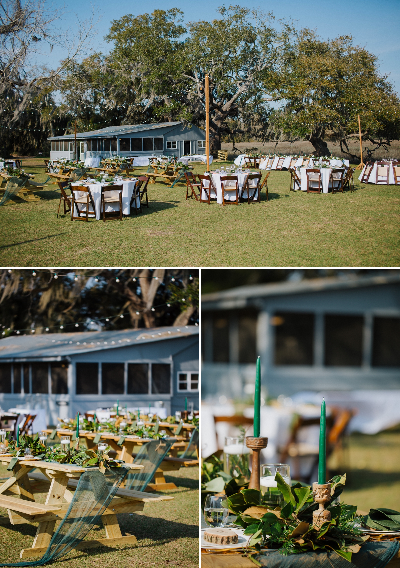 DIY outdoor wedding in Savannah, Georgia