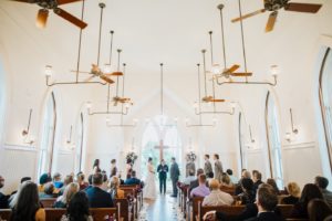 Wedding ceremony at May River Chapel