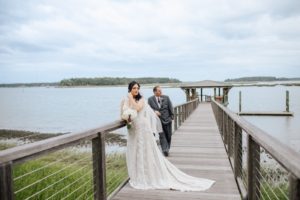 bride and groom at Palmetto Bluff wedding