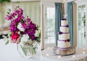 A purple and plum fall wedding at Palmetto Bluff