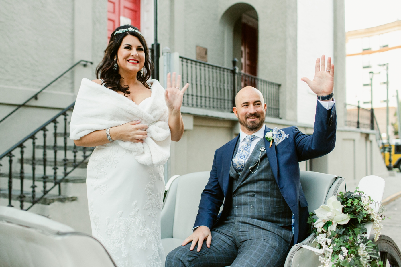 Wedding elopement reception at The Olde Pink House in Savannah