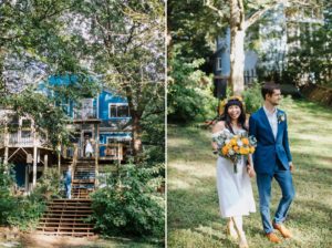 Backyard elopement in Atlanta
