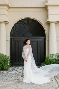 Bride in the Josette Tunic by Allison Webb