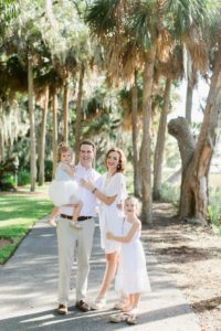 Outdoor family session in Savannah