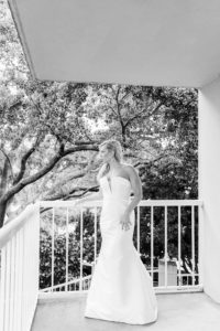 Bride in the Zelda gown by Anne Barge