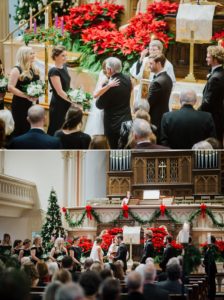 Indoor wedding ceremony in Savannah