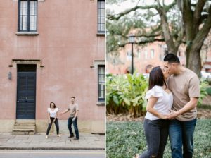Couples session in Chatham Square