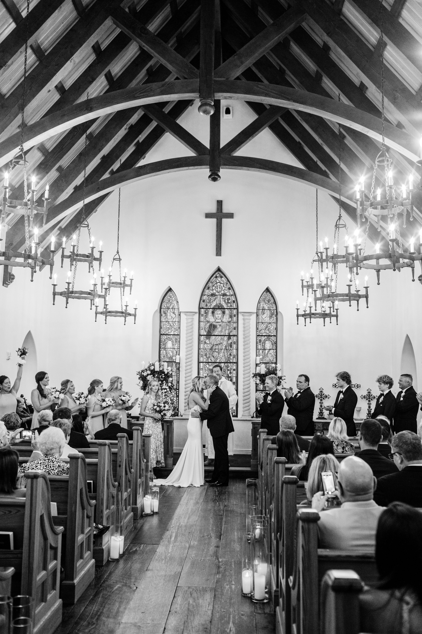 Wedding ceremony at The Cloister Chapel