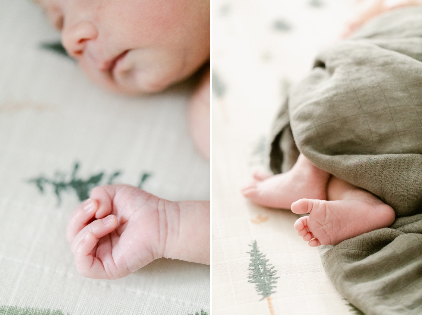 at-home newborn session in Savannah