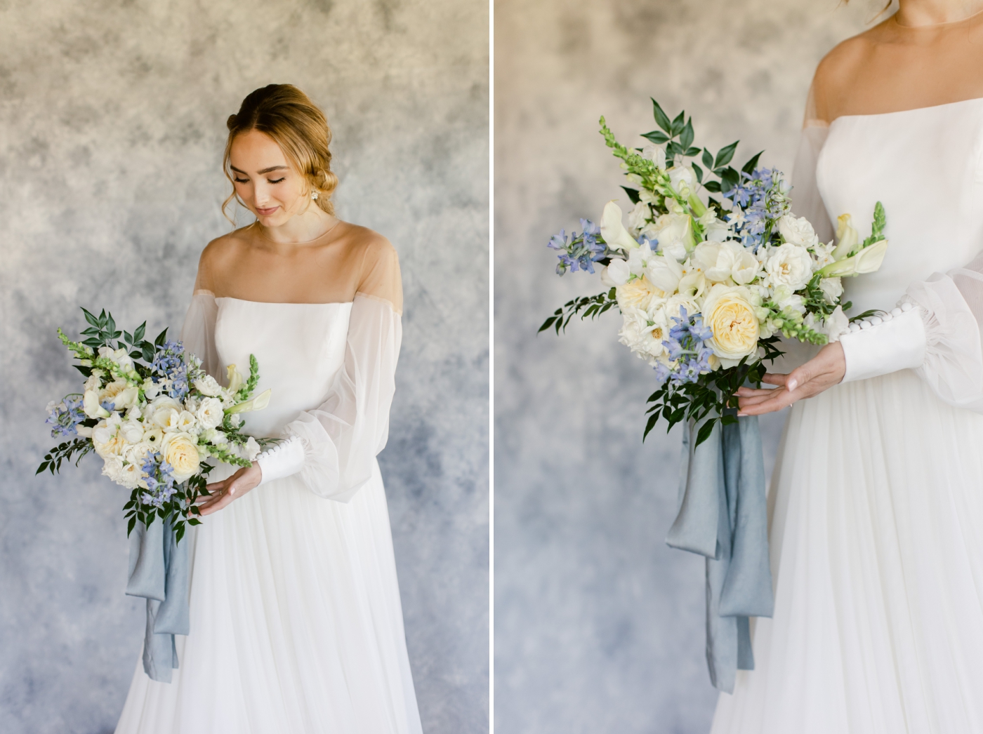 classic bridal bouquet by Tulips and Twig