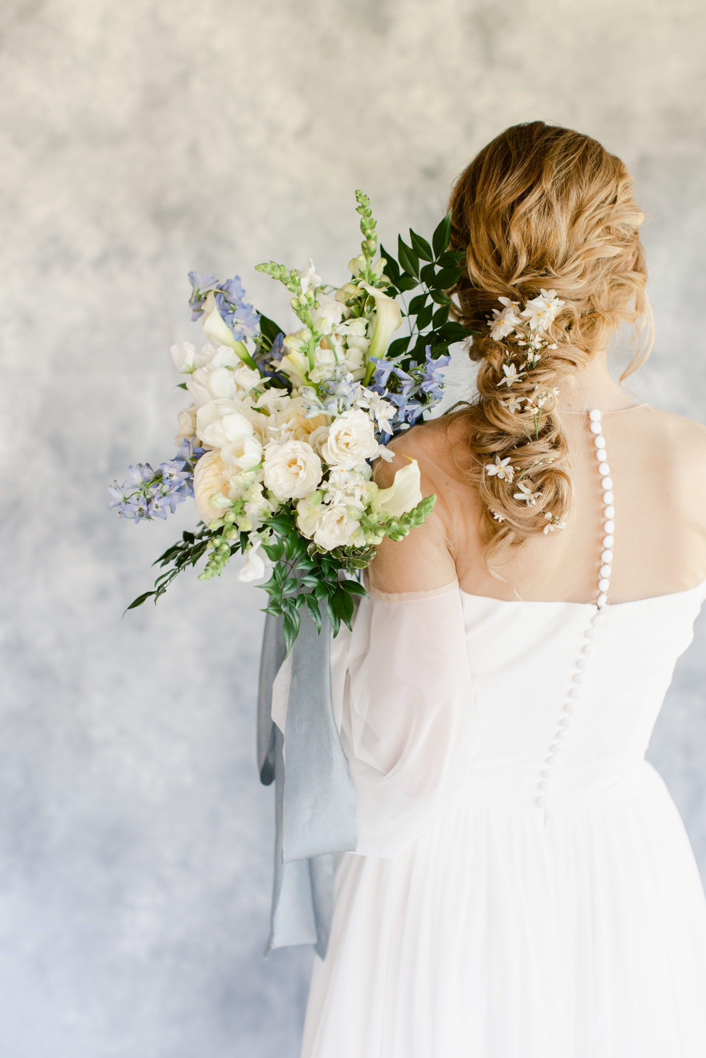 classic bridal bouquet by Tulips and Twig