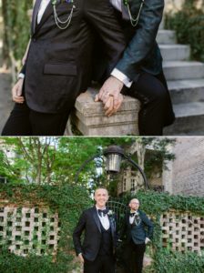 Wedding day portraits in Historic Savannah