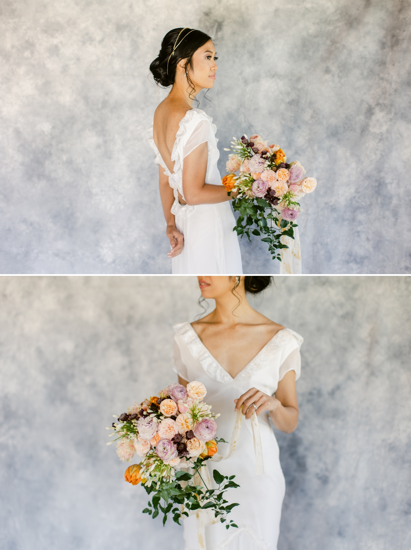 romantic bridal bouquet by Tulip and Tiwg