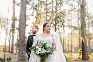 bride and groom portraits at The Mackey House