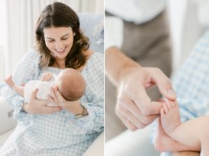 in-home newborn session