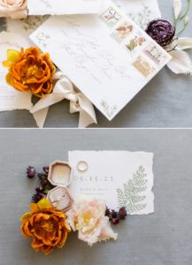 romantic wedding stationery