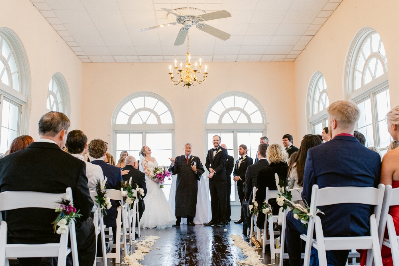 wedding ceremony at 700 Wilmington