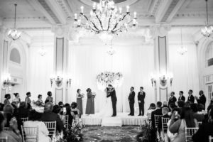 elegant wedding ceremony at The Georgian Terrace