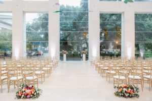 wedding ceremony at The Jepson Center