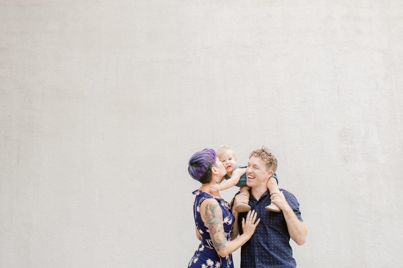 colorful family session outfits