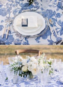 classic traditional wedding tablescape