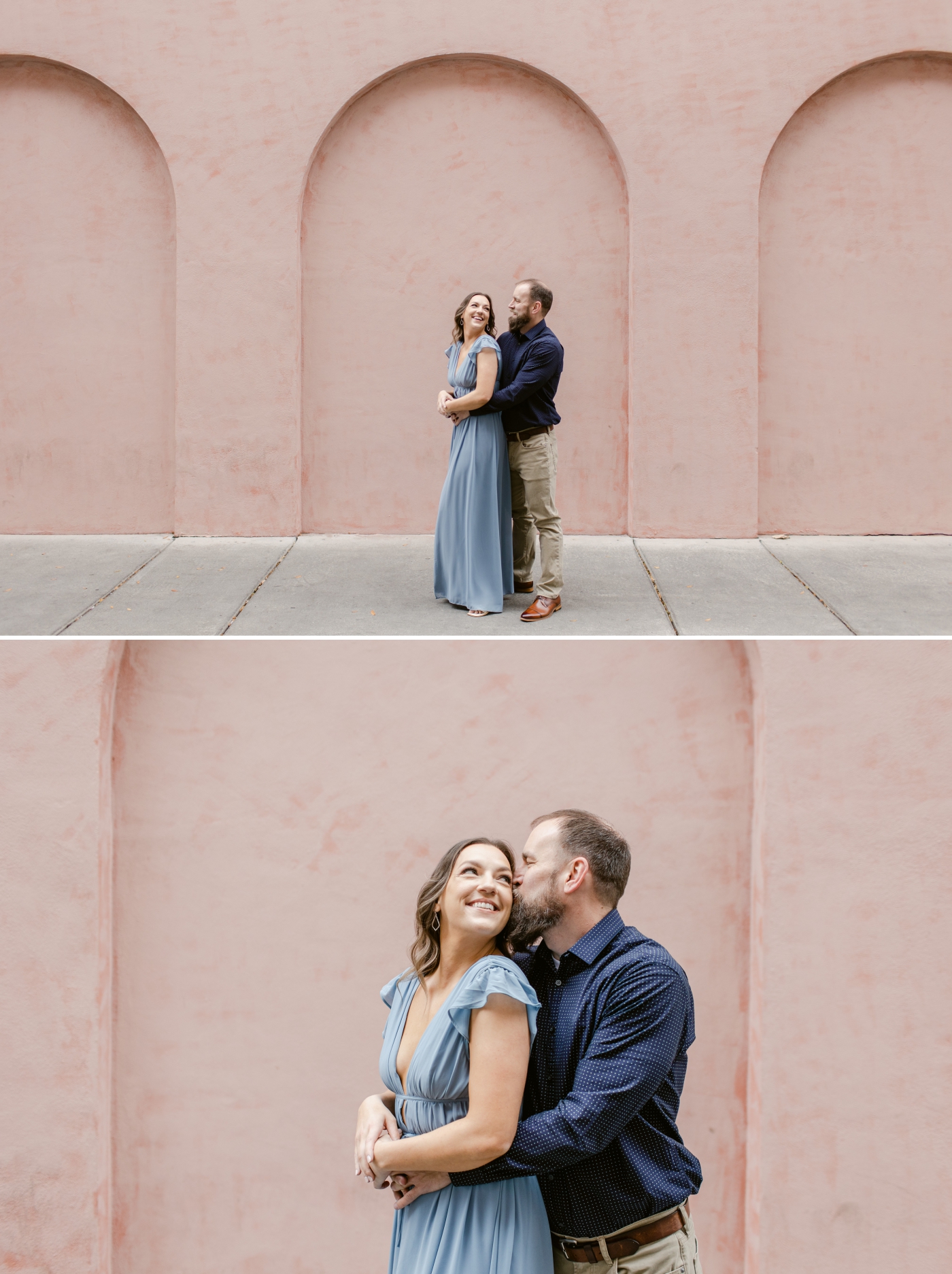 engagement photos at The Olde Pink House
