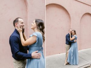 engagement photos at The Olde Pink House