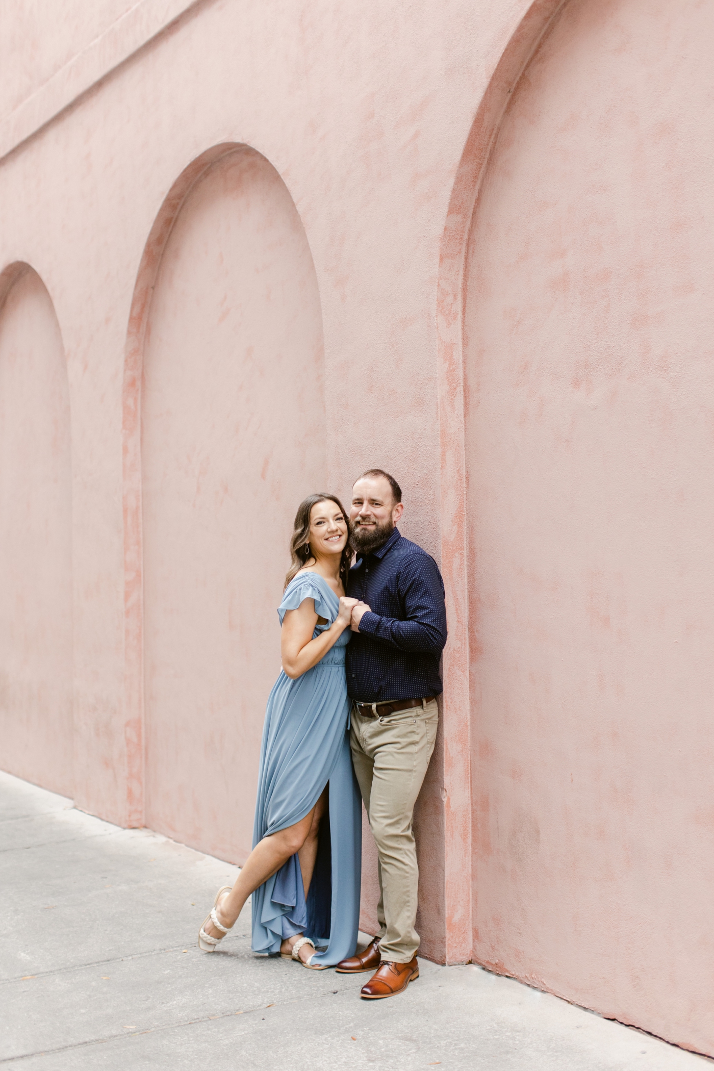 The Olde Pink House engagement session