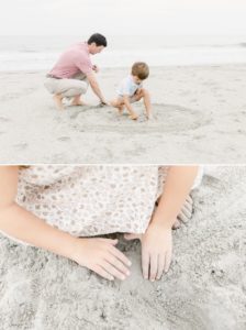 family session on the beach