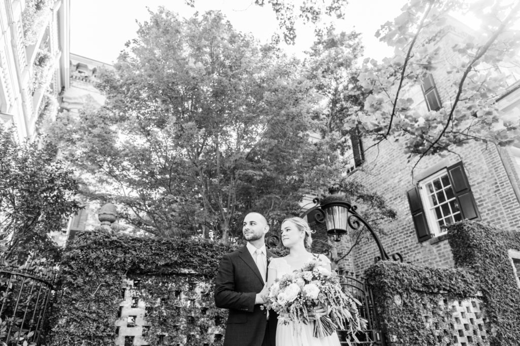Peach Wedding at Perry Lane Hotel Izzy + Co. Photography