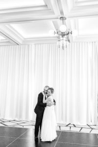 bride and groom portraits at Perry Lane Hotel