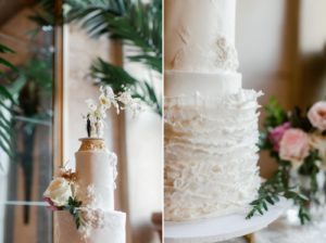 Luxury wedding cake by Vanilla And The Bean for a Savannah wedding