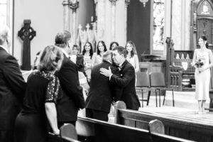 Wedding ceremony at Cathedral Basilica of St. John the Baptist in Savannah