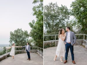 Atlanta engagement session in a park