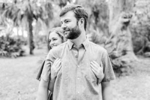 At-home engagement session on St. Simons
