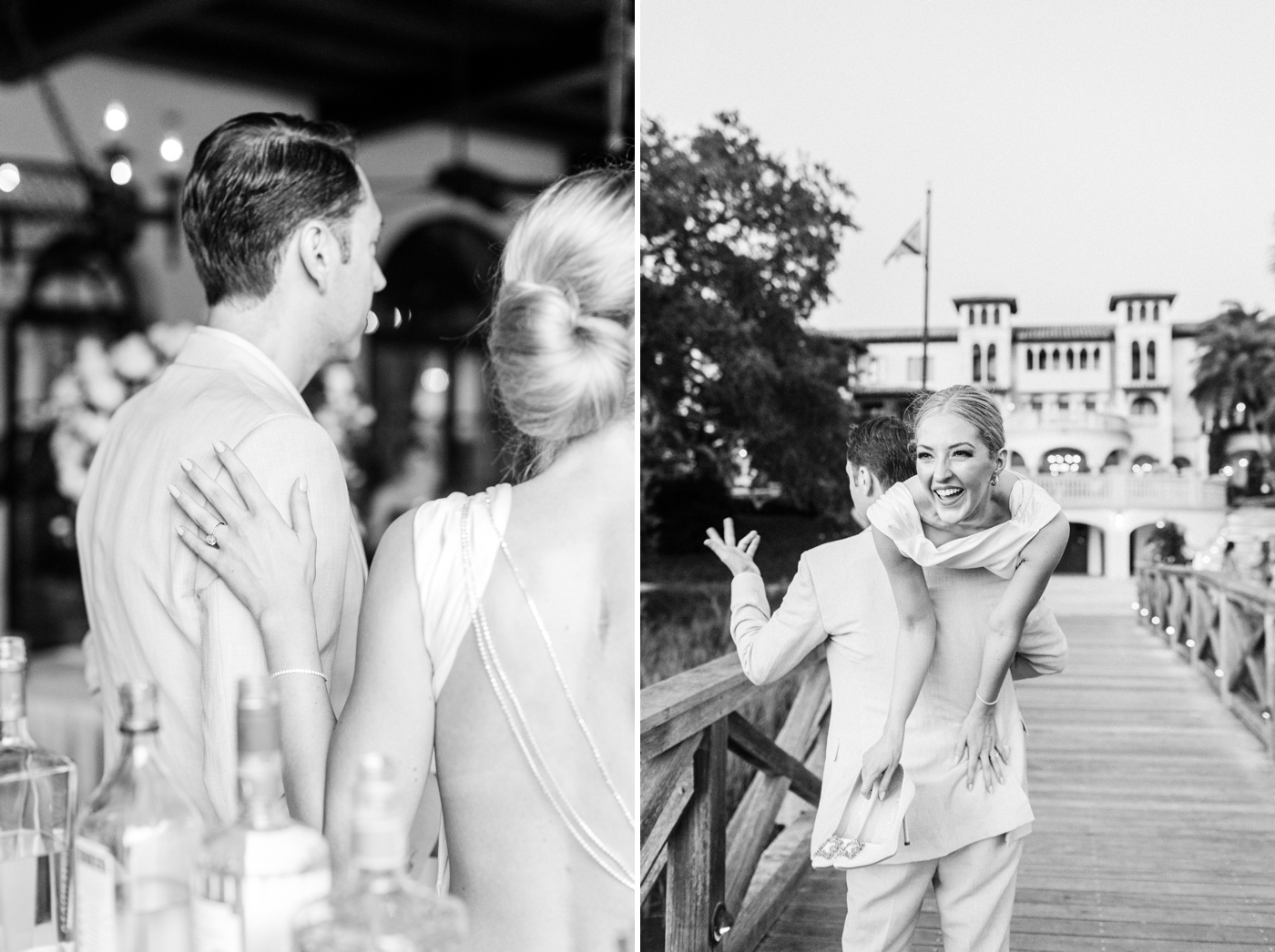 Bride and groom portraits at Sea Island Resort