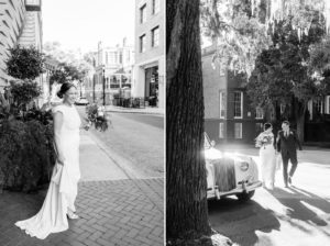 Classic car from Callan's Classics for a Savannah wedding
