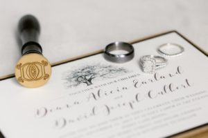 Wedding invitations for a Savannah wedding by Kristin Nicole Graphic Designs