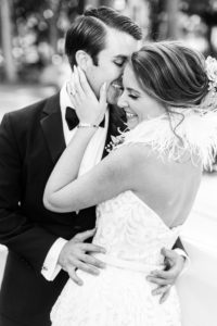 black and white wedding photography by Izzy and Co Photography