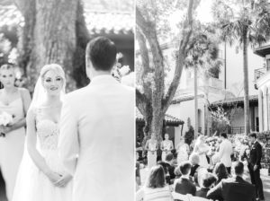 wedding ceremony outside at Sea Island Resort