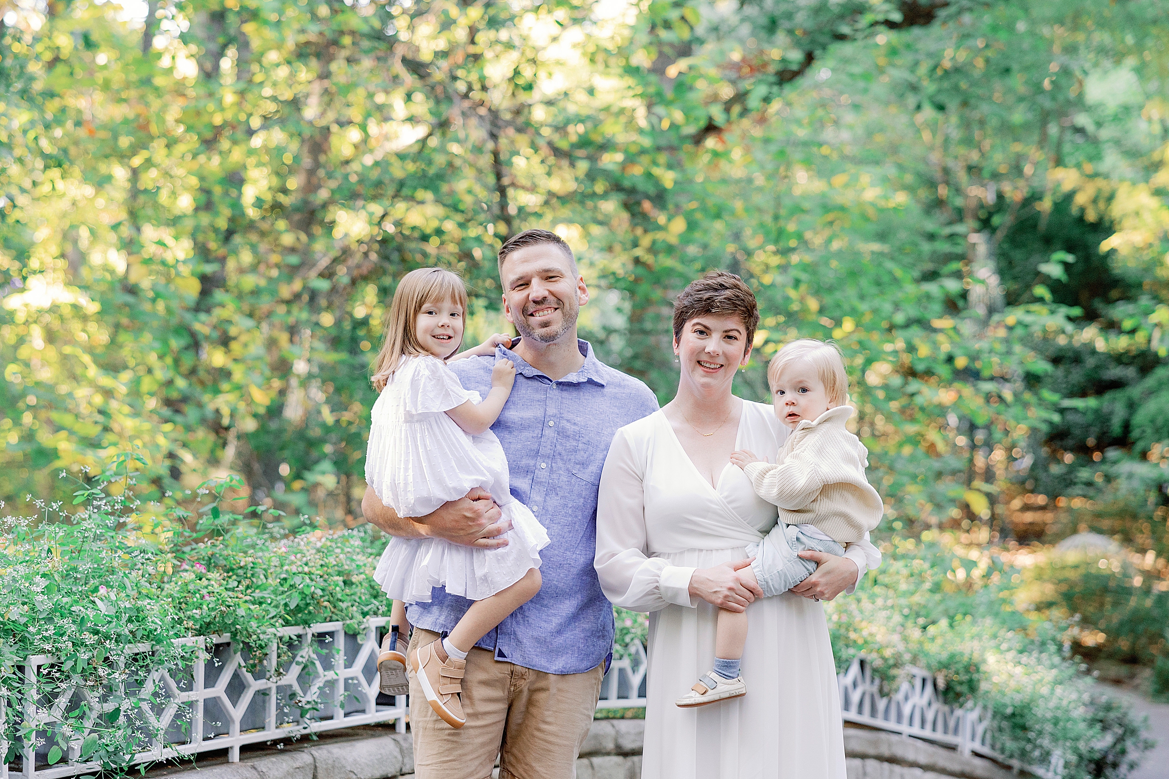 Fall Mini Sessions in Athens featuring a family of four